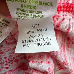 Lilly Pulitzer Etta Top L Orange White Seaside Harbor Coastal Preppy Summer FLAW thumbnail 7