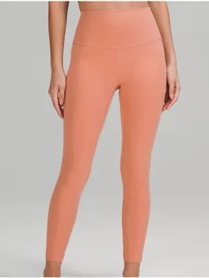 Lululemon align leggings pants high waist in pink savannah size 4 thumbnail 3