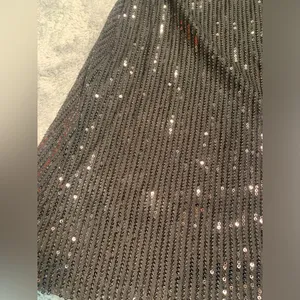 Motel rocks black sequin mini dress large thumbnail 3