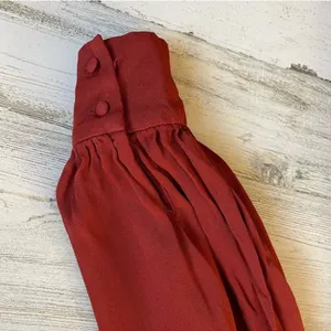 & Other Stories Flare Leg Lightweight Jumpsuit Outing Rust Red Sz 2‎ thumbnail 9