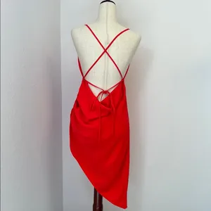 Amanda Uprichard‎ Elegant red Sleeveless Dress thumbnail 4