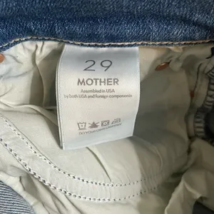 NWT MOTHER Denim Mid Rise Dazzler Ankle Fray Jeans Riding Cliffside Size 29 thumbnail 9