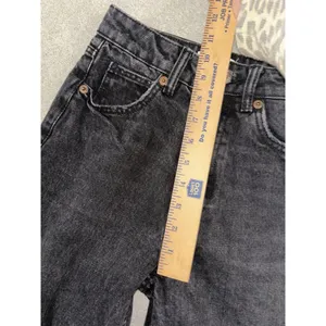 zara‎ black straight jeans distressed size 0 EUC thumbnail 8