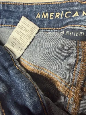 American Eagle Outfitters Indigo Flare Wide-Leg Jeans thumbnail 7