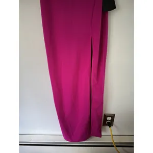 NWT Lulus Simply Beautiful Fuchsia One-Shoulder Cutout Maxi Dress Size XS thumbnail 7
