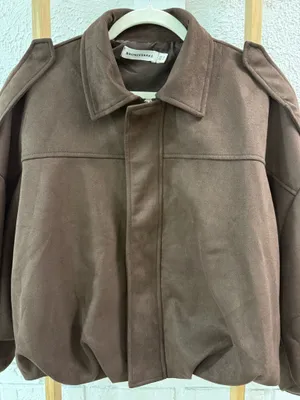 Bronze Snake Faux Suede Bomber Jacket Brown thumbnail 3