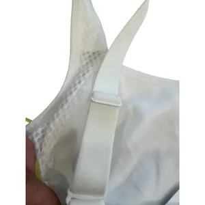 New Balance Breakthrough High Impact Sports Bra White 32B NWOT NB DRY Running thumbnail 7
