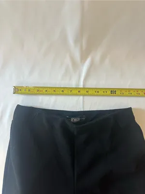 Rewash Black Flare Leg Trousers thumbnail 8