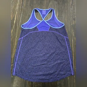 Nike Dri-FIT Purple Animal Print Tank Top Women’s Size Medium Athletic thumbnail 2