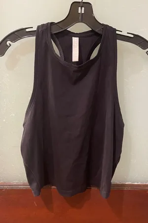 Athleta Black Racerback Tank Top thumbnail 1