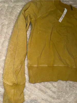 lululemon athletica Mustard Yellow Crewneck Sweatshirt thumbnail 3