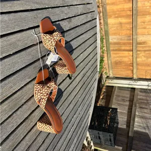 Nwt Women's Aaliyah Raffia‎ Strappy Knot Sandal Heels - Universal Thread size 6 thumbnail 3