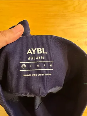 AYBL Reflex Seamless High Waisted Dark Blue Leggings XS thumbnail 4