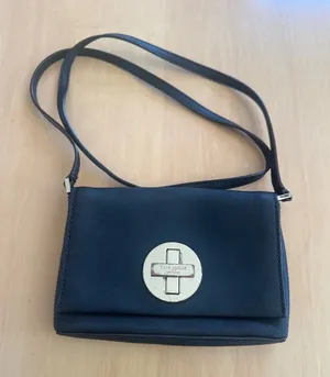 kate spade Black Crossbody Bag with Gold Turnlock thumbnail 1