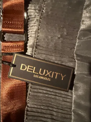 Deluxity Quilted Tan Crossbody Bag with Adjustable Strap thumbnail 2