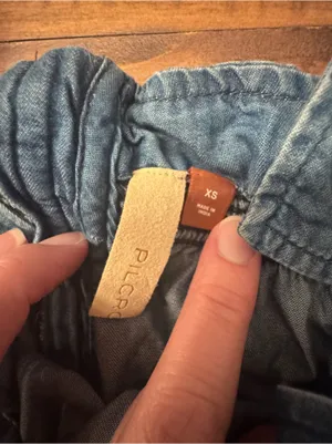 ANTHRO | Pilcro Chambray Swing Tank thumbnail 5
