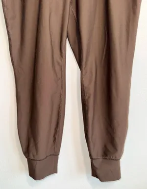 Old Navy Active Powersoft Go Dry Joggers Brown High Rise Pocket thumbnail 5