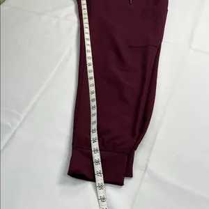 Red Tapered Joggers with Adjustable Waist‎ thumbnail 7
