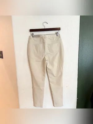 NWT Chico’s Womens Pants Ivory Cream 5 Pocket Slim Ankle Size .5 US 6 thumbnail 2
