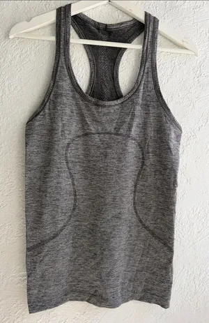 Lululemon Women’s Gray Racerback Active Tank Top thumbnail 1