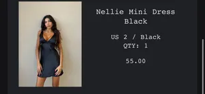 Princess Polly Dress Mini Black thumbnail 3