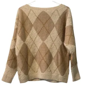 NEW Maurices Sweater Women Size Small Brown Super‎ Soft Plush Knit Long Sleeve thumbnail 2