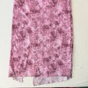 Full Tilt Fairycore Tube Maxi Dress Womens XL Pink Floral Strapless Slit Y2K thumbnail 6