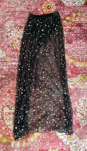 Windsor Starry Black Maxi Skirt thumbnail 2