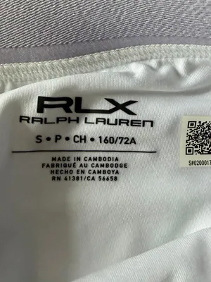 RLX Ralph Lauren Golf Gingham Skort S Purple White NWT thumbnail 6