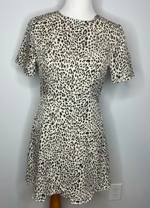 Molly Green- Brown & Tan Cheetah Print Dress thumbnail 1