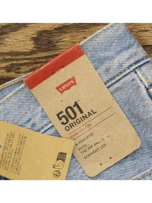 NWT Levi's Womens 501 Button Fly Jeans 94417268 County Fair Blue 26x30 thumbnail 11