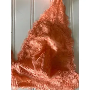 Free People Intimately Lace Galloon Halter Bralette Light Orange Boho Feminine S thumbnail 4