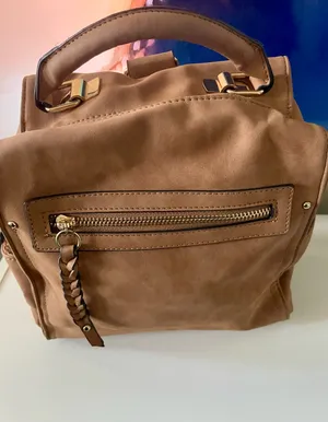 Brown Pleather bag thumbnail 2