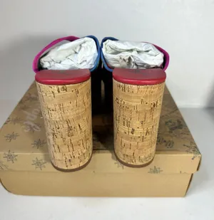 Free People Lisbon Platform Mules Cherry Heart Multi casual classic stylish thumbnail 4