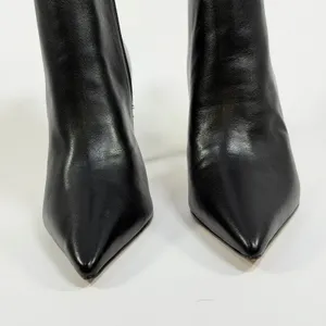 Schutz Size-5.5B Mikki Black Nappa Leather Pointed Toe Stiletto Ankle Boots thumbnail 9