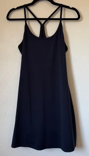 Quince Ultra-Soft Performance Active Dress Navy Blue Small NWT Athletic Casual thumbnail 1