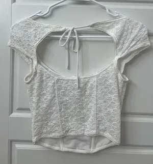 Garage Lace Bustier Top thumbnail 1