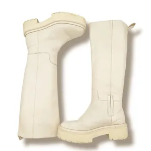 Sam Edelman Larina Boot Ivory Cream Leather Tall Lug Sole Boots Women’s Size 7.5 thumbnail 8