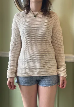 Universal Threads cream knit sweater thumbnail 1
