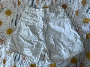 ZARA Khaki/Tan Shorts High waisted thumbnail 2
