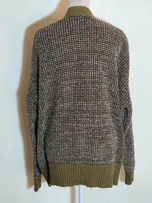 Urban Outfitters Green Chunky Knit Open Cardigan Sweater Size Small thumbnail 4
