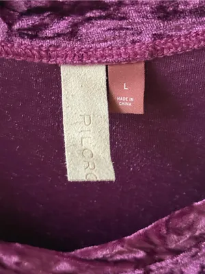 Anthropologie Pilcro Raspberry Red Velveteen Racerback Sleeveless Top thumbnail 5