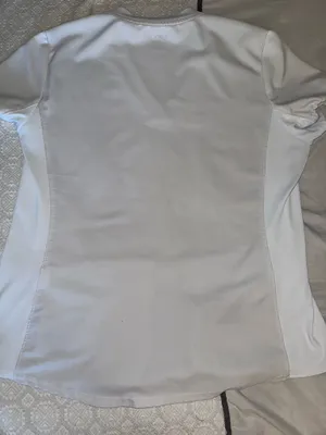 Landau White Scrub Top Size L thumbnail 3