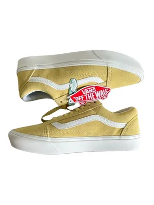Vans NEW Unisex Old Skool Honey Gold Suede Shoes Size 8 or 9.5 #027 thumbnail 4