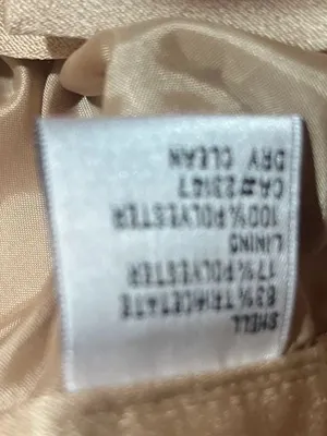 Talbots Petites Champagne Satin Wide Leg Dress Pants Size 6P thumbnail 4