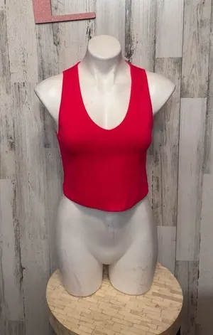 90 Degree by Reflex Rib Seamless Highline Tank Top Hot Pink Women’s XL thumbnail 1