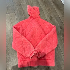 Wild Fable Coral Quilted Jacket Size M Like New thumbnail 3