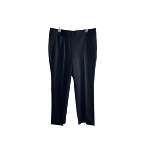 Solid Single Button Crop Blazer And Slant Pocket Tailored Pants (XL 12) thumbnail 7