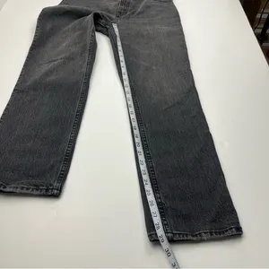 Abercrombie & Fitch 90s Straight‎ Ultra High Rise Womens Size 27 / 4 Black Jean thumbnail 10