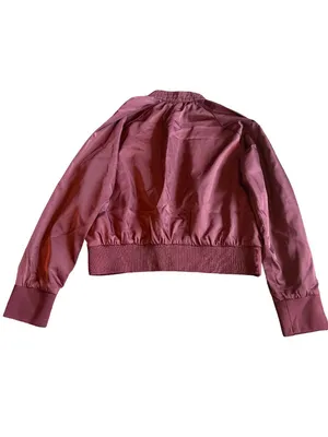 Free People Midnight Bomber Jacket Zip-Down Lightweight Windbreaker Size Small thumbnail 7